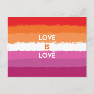 LGBTQ lesbian Pride Postcard