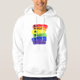 LGBTQ -Let Gender Be Quit Of Intolerance Hoodie