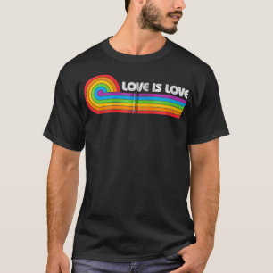 LGBTQ Love Is Love Gay Pride LGBT Ally Rainbow Fla T-Shirt