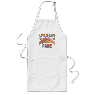 LGBTQ - Love Is Love - Pride Long Apron