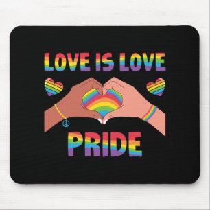 LGBTQ - Love Is Love - Pride Mouse Pad
