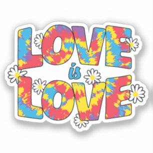 LGBTQ - Love Is Love - Rainbow Colour