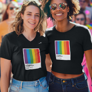 LGBTQ+ Love Wins Rainbow Colours Pride Month T-Shirt