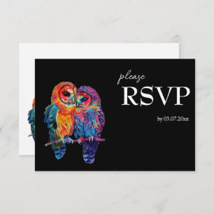 LGBTQ+ Lovely simple Budget Eternal Unity RSVP Card