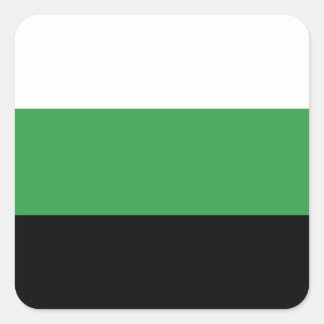 LGBTQ Neutrois Pride Flag Square Sticker