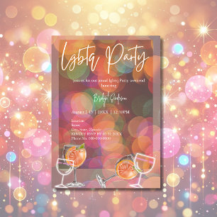 lgbtq Party & Cocktail  weekend Invitation