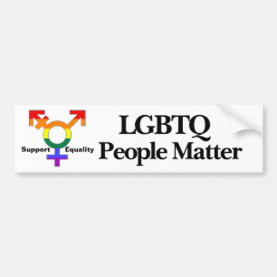 LGBTQ People Matter Equality  Sticker