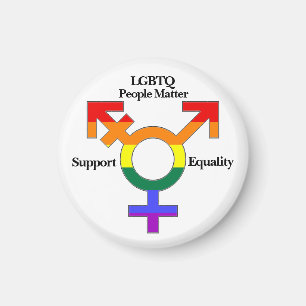 LGBTQ People Matter, Support Equality Magnet