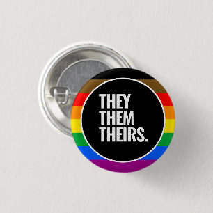 LGBTQ+ Philadelphia Pride Flag (QPOC) 3 Cm Round Badge