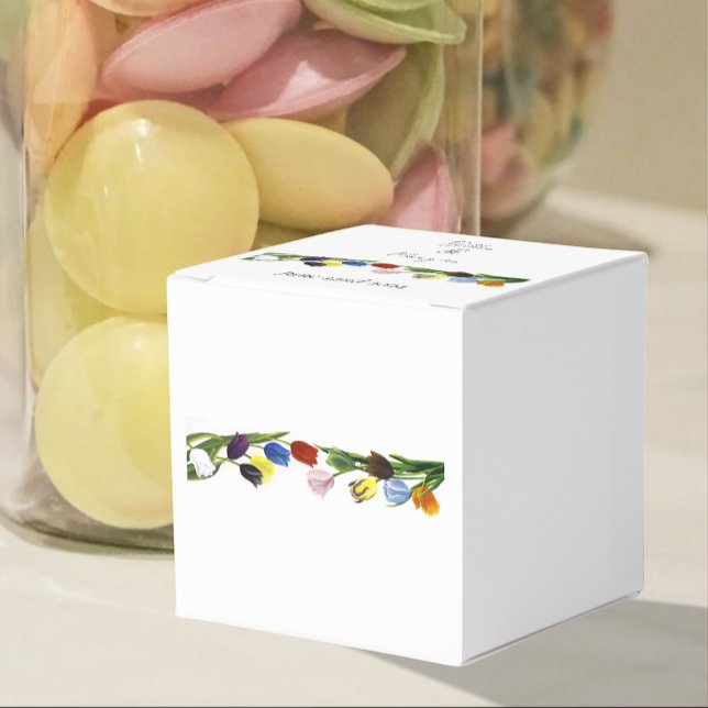 LGBTQ plus Tulips Flowers Favour Box (Creator Uploaded)