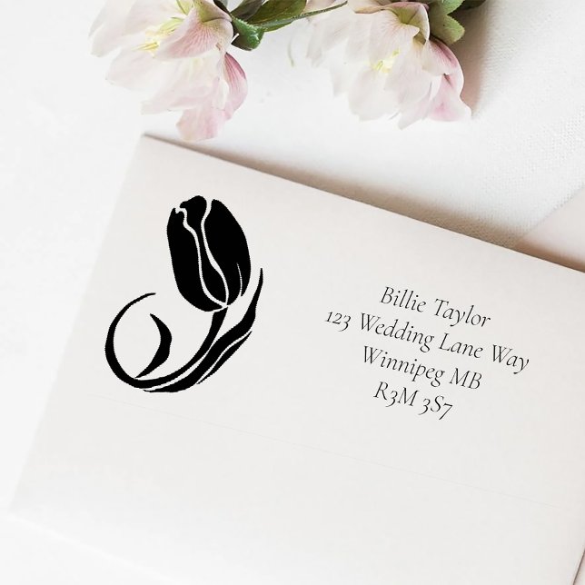 LGBTQ plus Tulips Flowers Self-inking Stamp (Creator Uploaded)