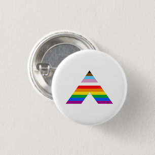 LGBTQ POC Ally Symbol 3 Cm Round Badge