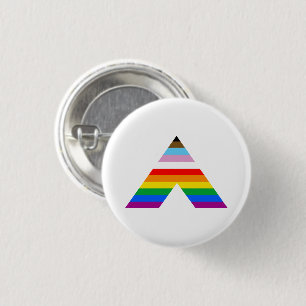 LGBTQ POC Ally Symbol 3 Cm Round Badge