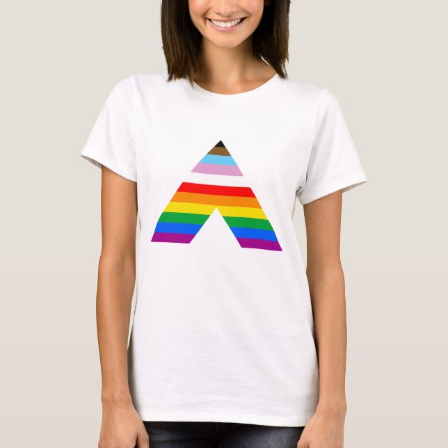 LGBTQ POC Ally Symbol T-Shirt (Front)