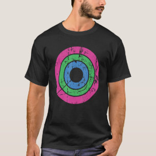 Lgbtq Polysexual Pride Flag Circle Lgbtqia+ Poly T-Shirt
