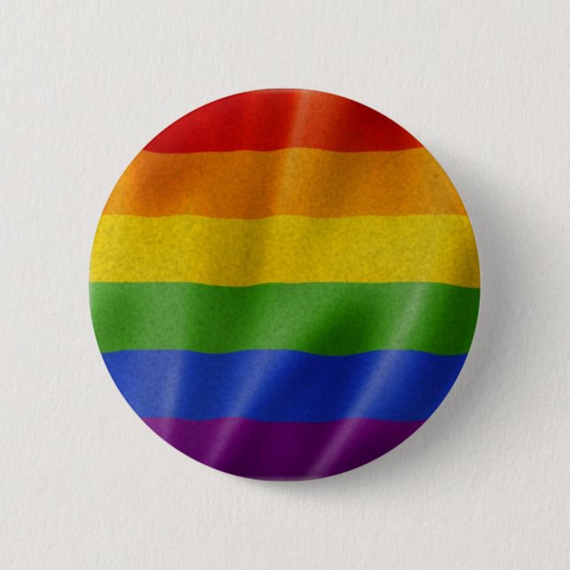 lgbtq pride 6 cm round badge (Front)