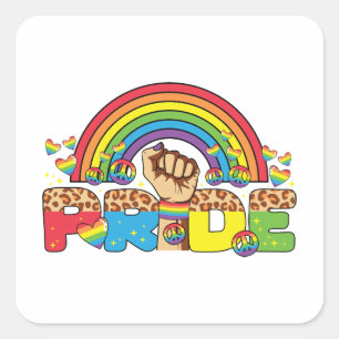 LGBTQ - Pride and Rainbow Square Sticker