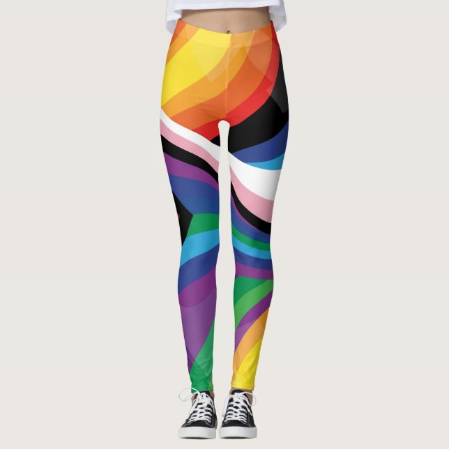 LGBTQ+ Pride Celebration: Special Design Leggings (Front)