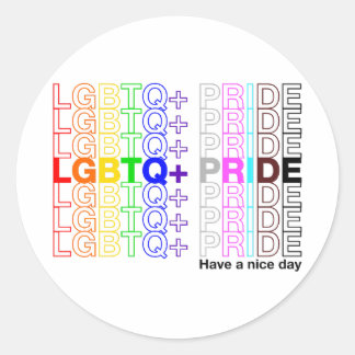 LGBTQ+ Pride Classic Round Sticker