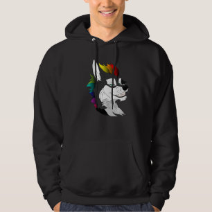 Lgbtq Pride Dog Furry Fandom Fursuiting Cosplay Hoodie