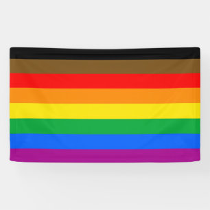 LGBTQ Pride Flag (8 Stripes) Banner