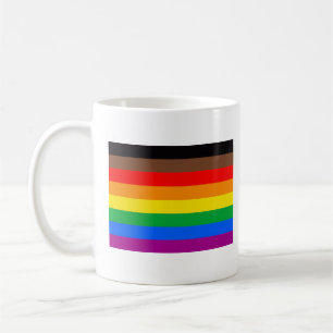 LGBTQ Pride Flag (8 Stripes) Coffee Mug