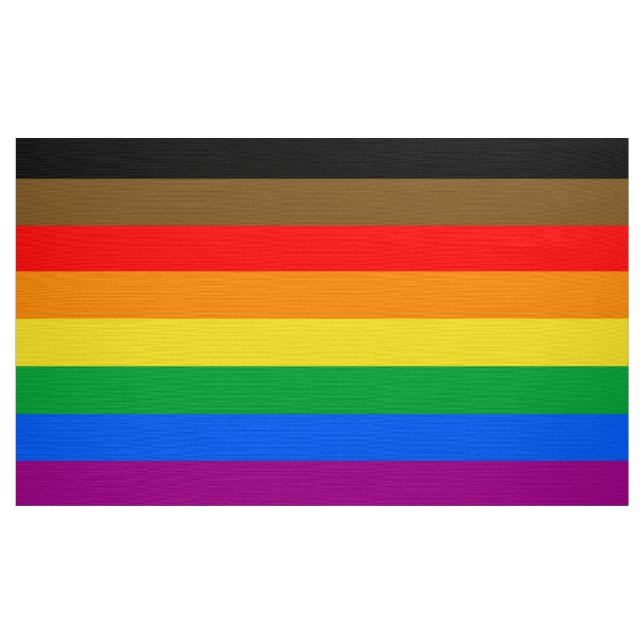 LGBTQ Pride Flag (8 Stripes) Fabric (Yard)