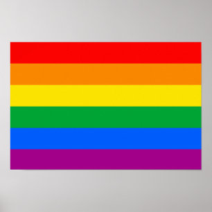 LGBTQ Pride Flag Poster
