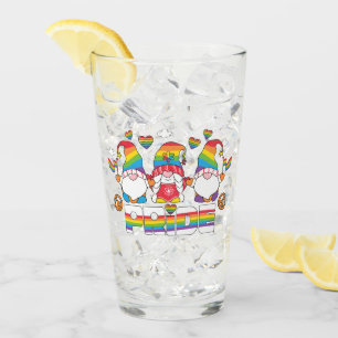 LGBTQ - Pride - Garden Gnome - Rainbow Colour Glass
