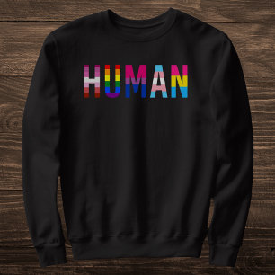 LGBTQ+ Pride Human Sweatshirt