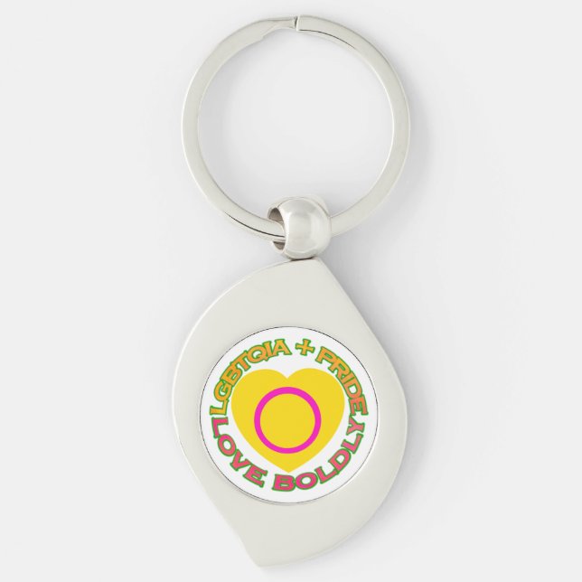 lgbtq pride key ring (Front)