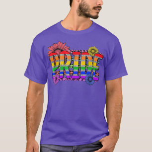 LGBTQ pride month LGBT flag Leopard Rainbow gay le T-Shirt