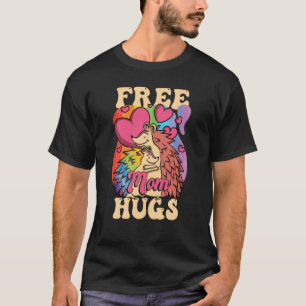 LGBTQ Pride Month Mom LGBT Free Mom Hugs T-Shirt