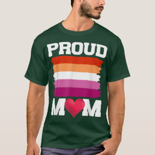 LGBTQ Pride Month Proud Mom Lesbian Human Rights Q T-Shirt