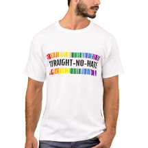 LGBTQ Pride Month Straight No Hate Rainbow Support