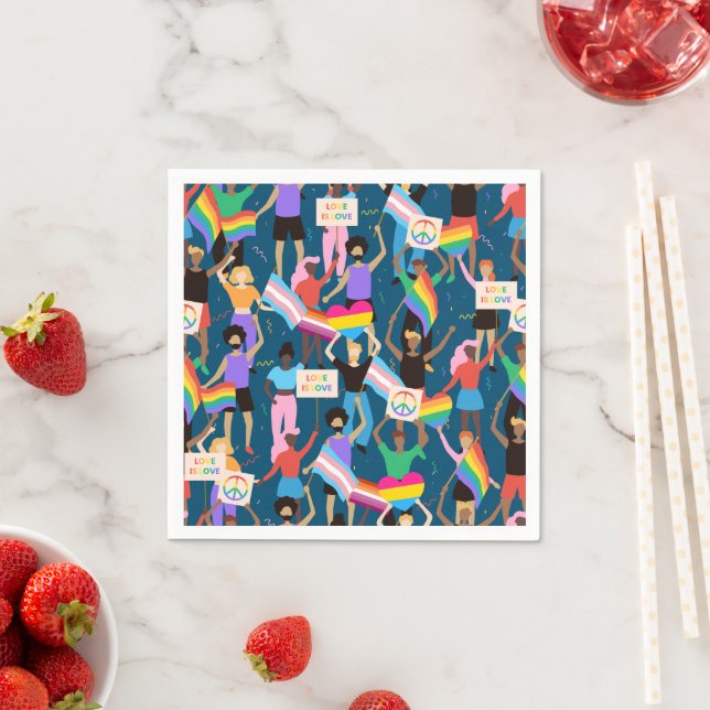 LGBTQ+ Pride  Napkin (Insitu)