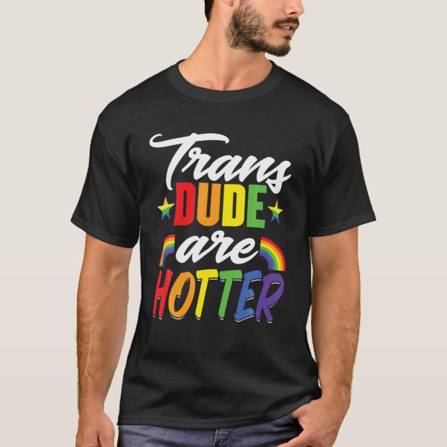 LGBTQ Pride Non Binary Proud Ally Trans  T-Shirt (Front)