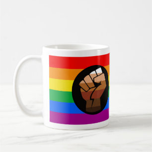 LGBTQ PRIDE (POC Fist Pride) Coffee Mug