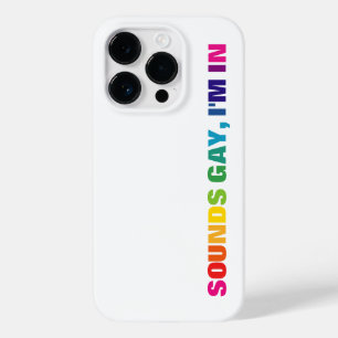 LGBTQ Pride Rainbow Sounds Gay Case-Mate iPhone 14 Pro Case