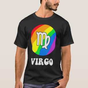 Lgbtq Pride Sunshine Virgo Rainbow Graphic Parade  T-Shirt