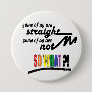 LGBTQ / PRIDE Support Slogan 7.5 Cm Round Badge