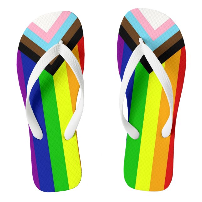 LGBTQ+ Pride Thongs (Footbed)