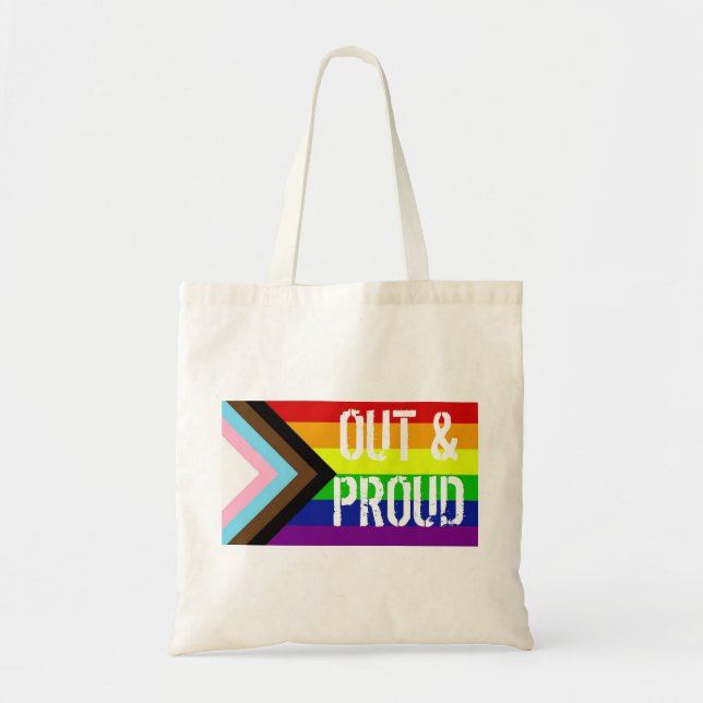 LGBTQ+ Pride Tote Bag (Front)