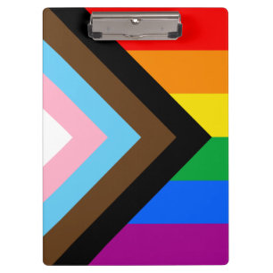 LGBTQ+ Progress Pride Clipboard