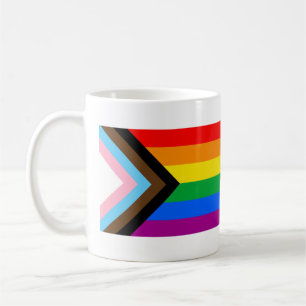 LGBTQ+ Progress Pride Flag Coffee Mug