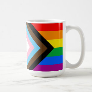 LGBTQ+ Progress Pride Flag Coffee Mug