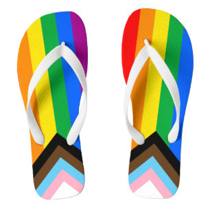 LGBTQ+ Progress Pride Flag Thongs