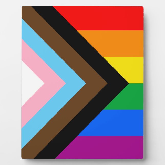 LGBTQ+ Progress Pride Plaque (Front)