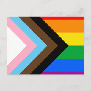 LGBTQ+ Progress Pride Postcard