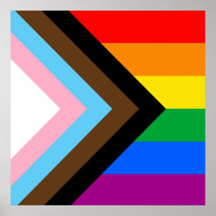 LGBTQ+ Progress Pride Poster